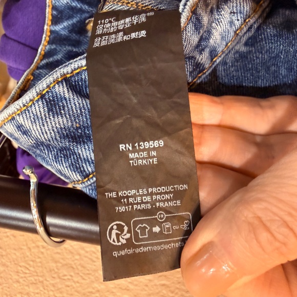 The Kooples Women’s  High Rise Flare Jeans sz 27 - Picture 10 of 12